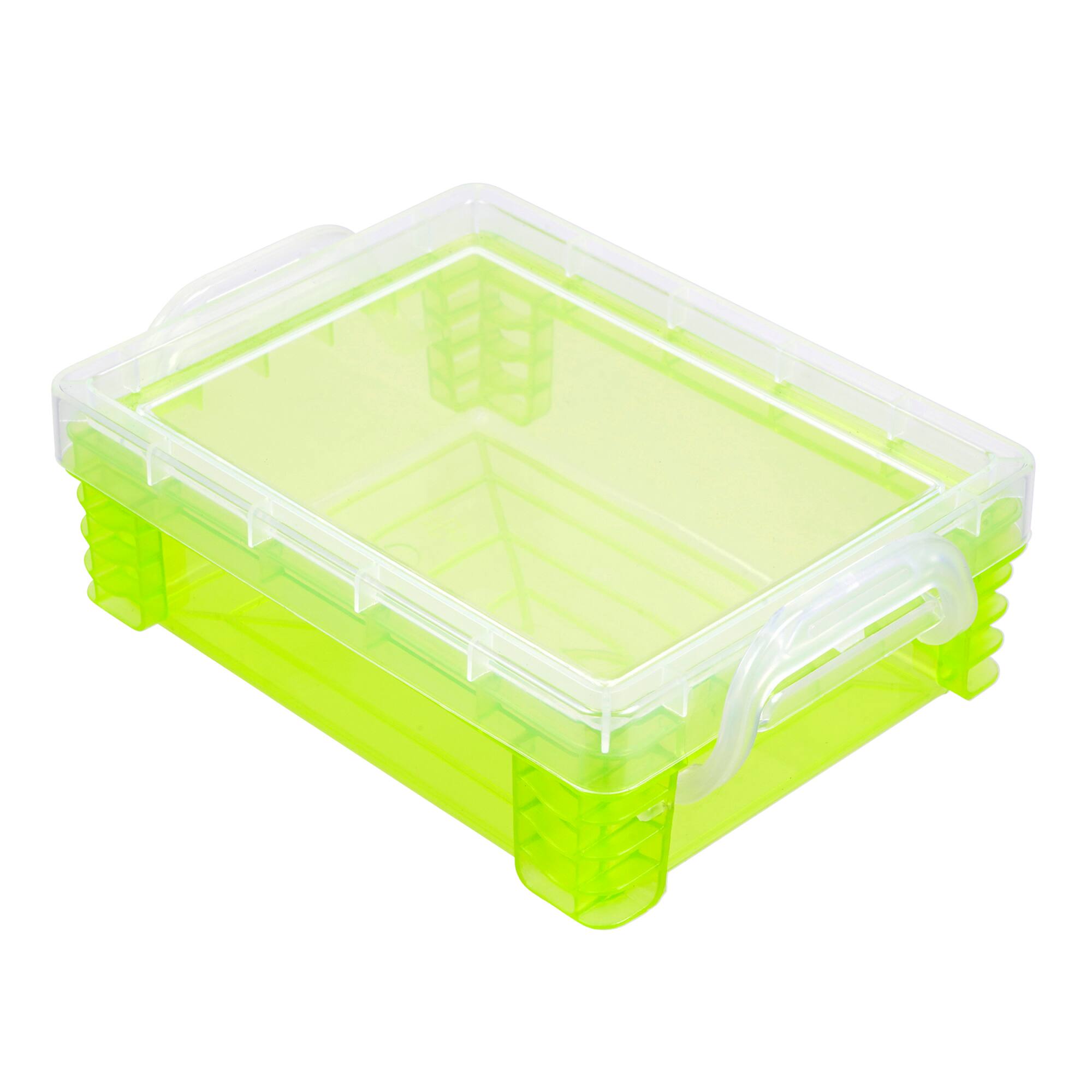 36 Pack: Green Stacking Crayon Box by Simply Tidy™